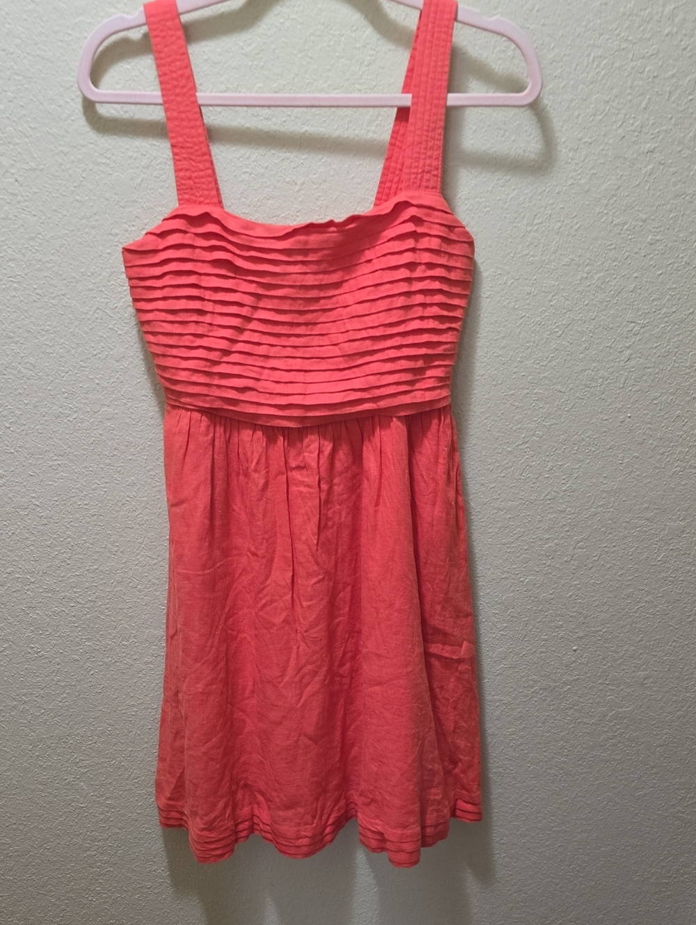 NWT Rachel Zoe Coral Smocked Bodice Mini Dress – Effortless Chic